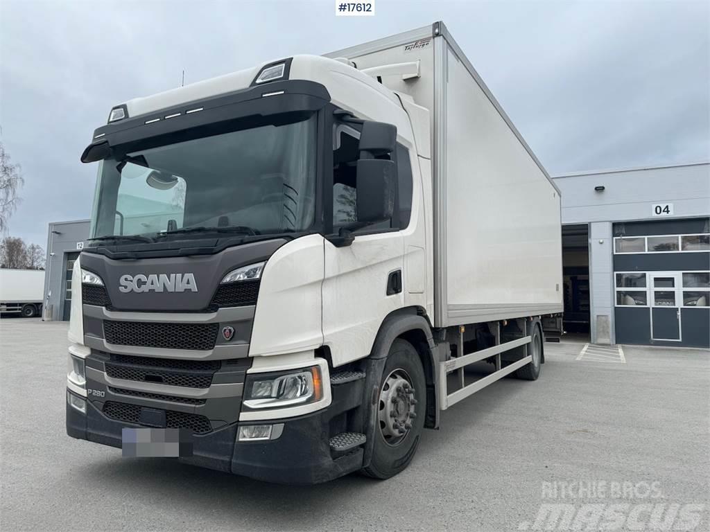 Scania P280 4x2 Box truck. WATCH VIDEO Skapbiler