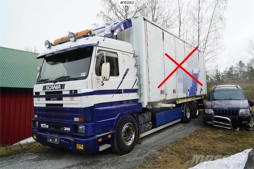 Scania R113 380 6x2 container chassis w/ lifting limb Containerbil