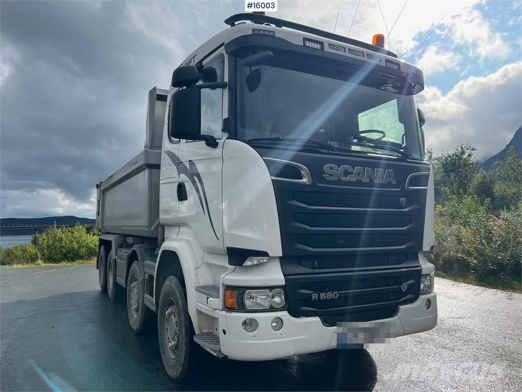 Scania R580 8x4 tipper truck Tippbil