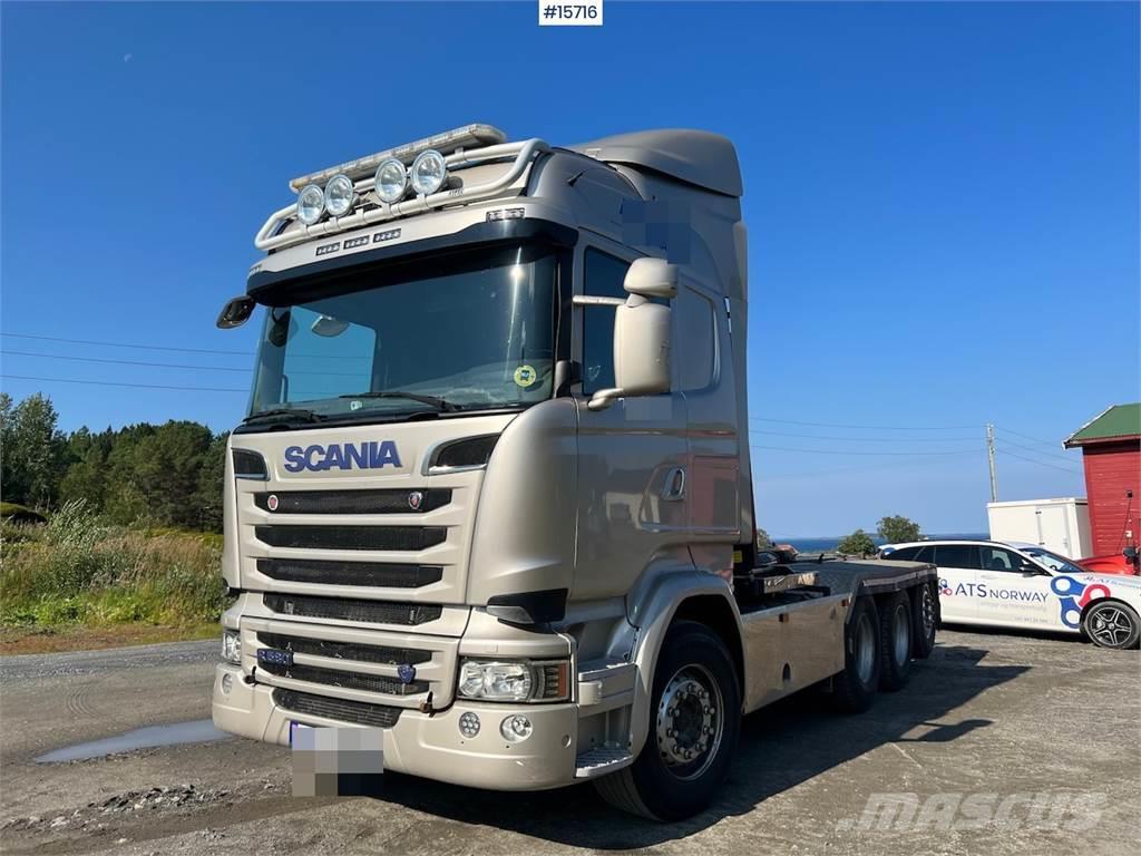 Scania R580 8x4 tridem hooklift w/ JOAB 24h hook (SEE VID Krokbil