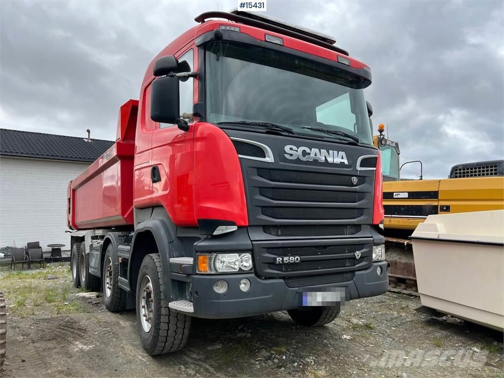 Scania R580 8x4 w/ low km Tippbil