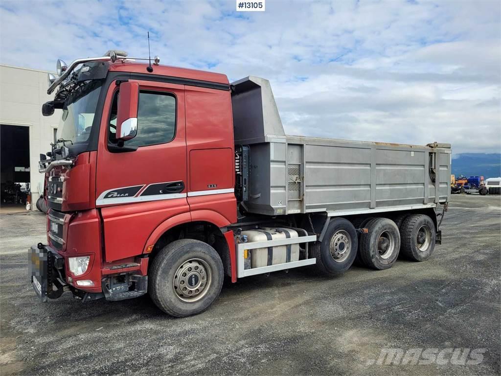 Sisu CK16M 8x4 snow rigged tipper truck w/ tipper box & Tippbil