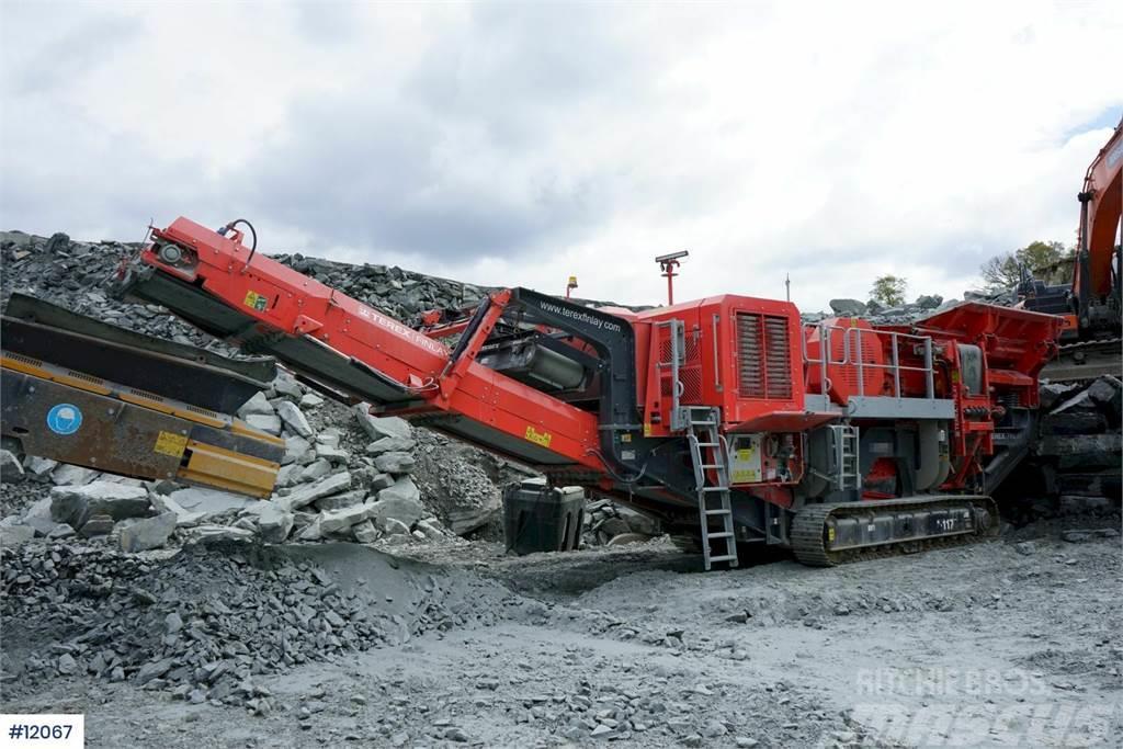 Terex Finlay J-1175 Jaw crusher with magnetic band. Few hours Knusere