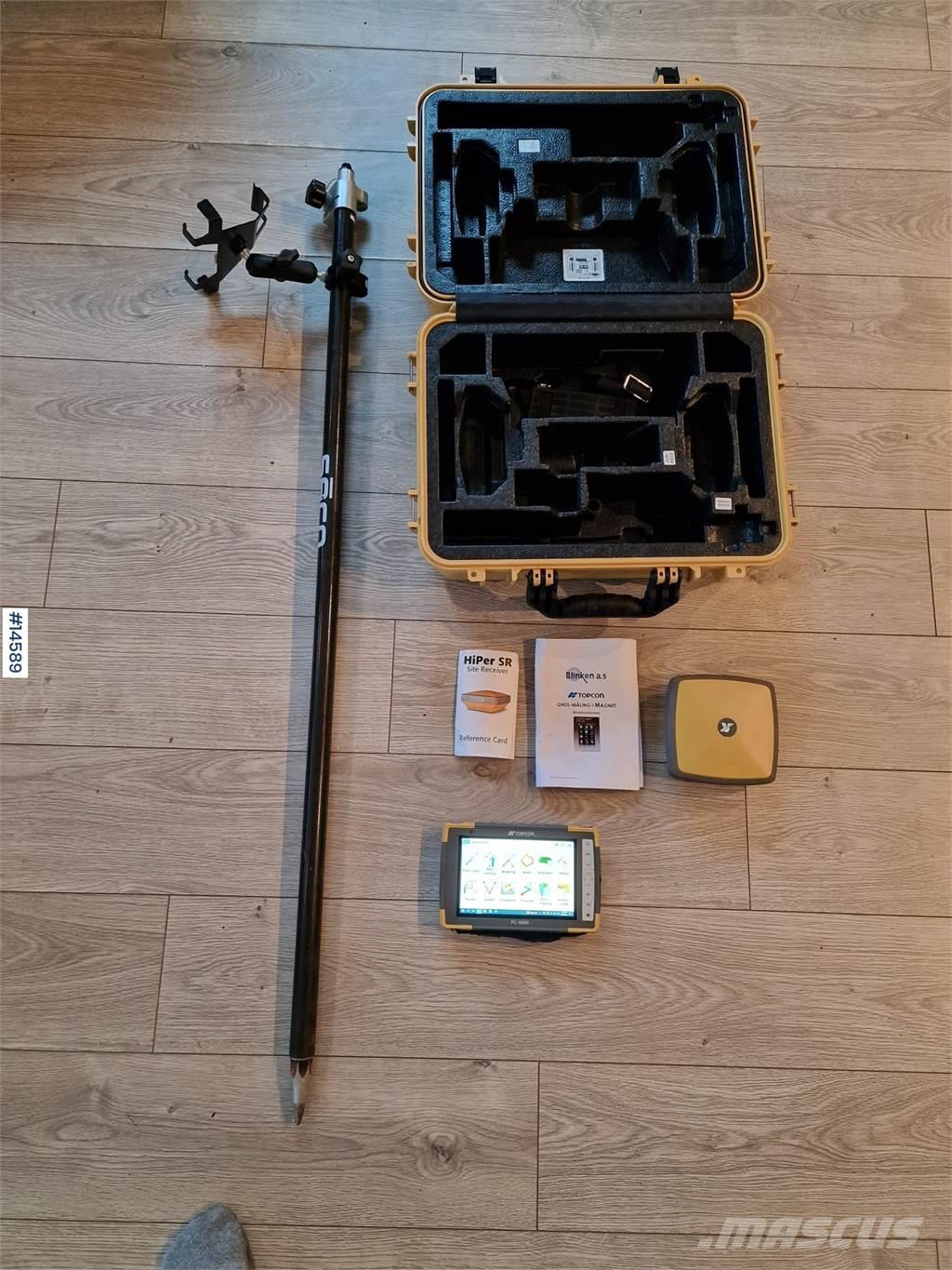 Topcon Hiper SR receiver and Topcon FC 5000 measurement b Andre komponenter