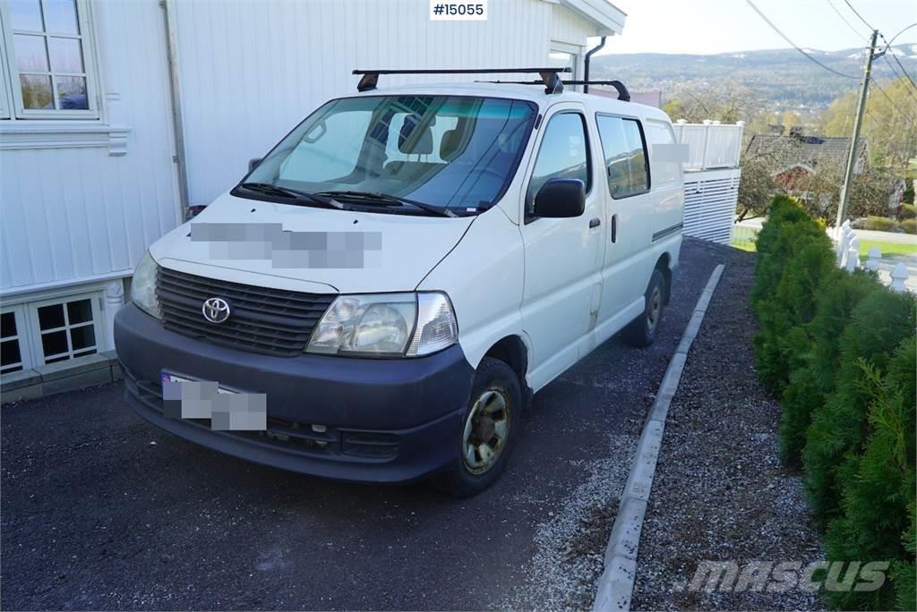 Toyota Hiace 4x4. 6 seats. Varebiler