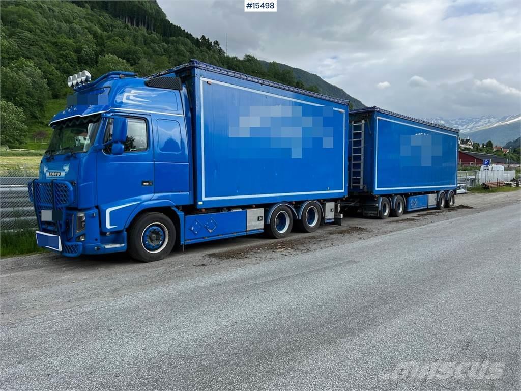 Volvo fh 16 w/ 2007 trailer bygg tow trailer WATCH VIDEO Skapbiler