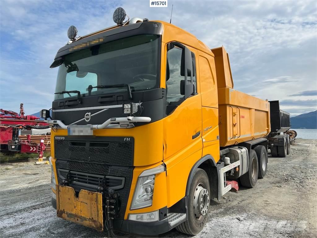 Volvo FH 540 6x4 snow rigged tipper truck w/ underlying Tippbil