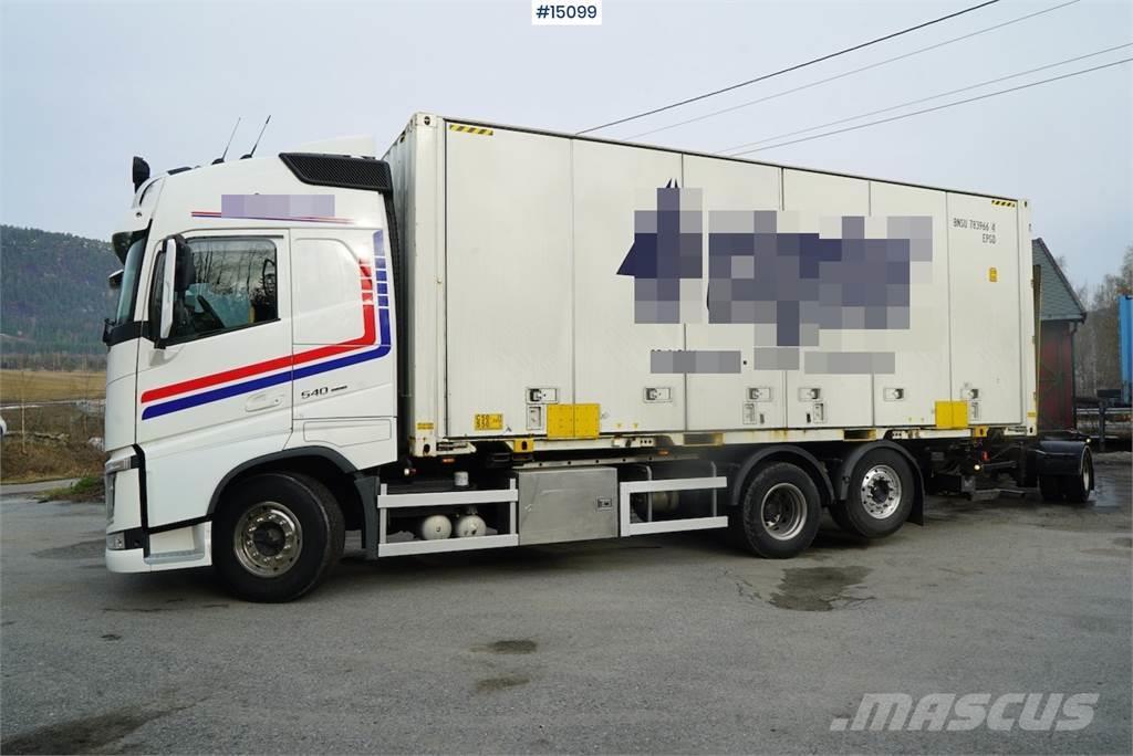Volvo FH540 6x2 Container chassis w/ lifting member 2014 Containerbil