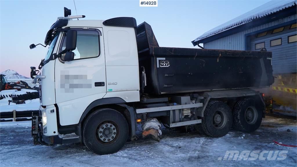 Volvo FH540 6x4 plow rig tipper w/underlying shear. Tippbil