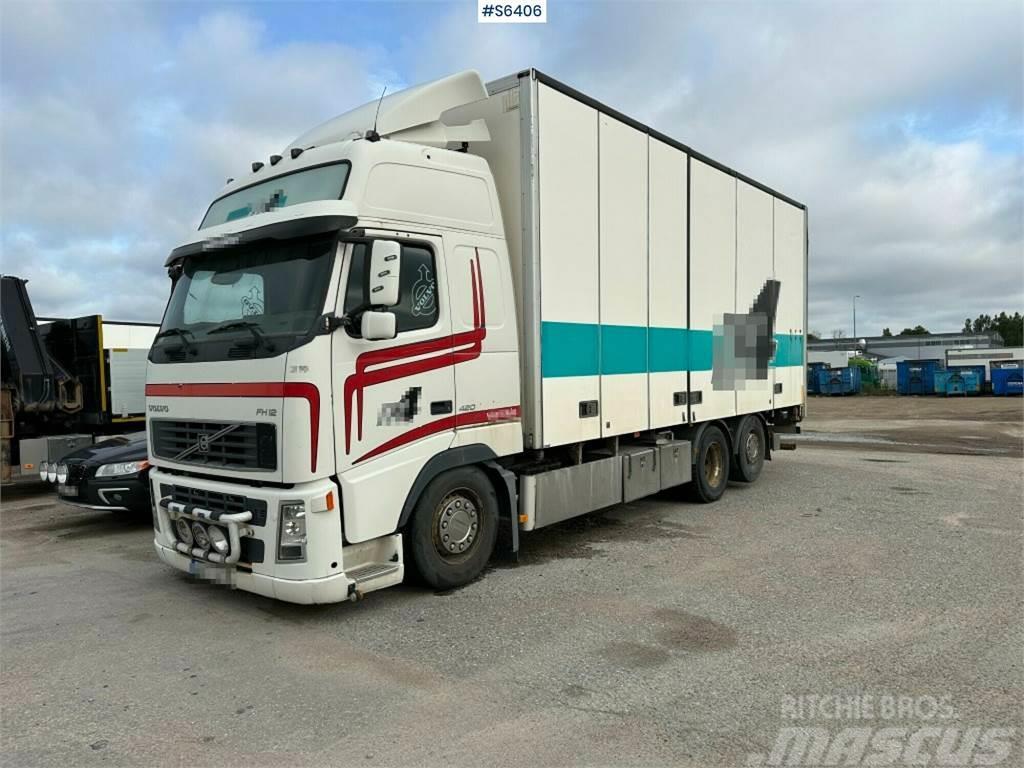 Volvo FH12 6x2 Box truck with opening side and tail lift Skapbiler