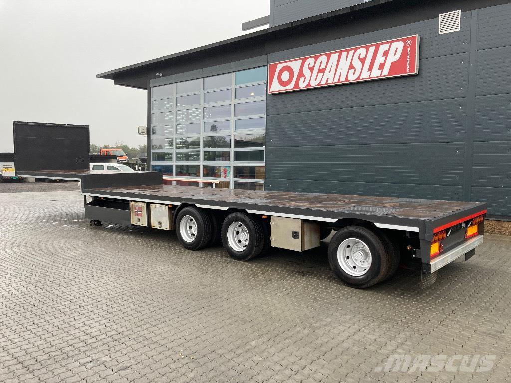 Istrail 3 akslet Jumbo Flatbed/Dropside semi-trailers