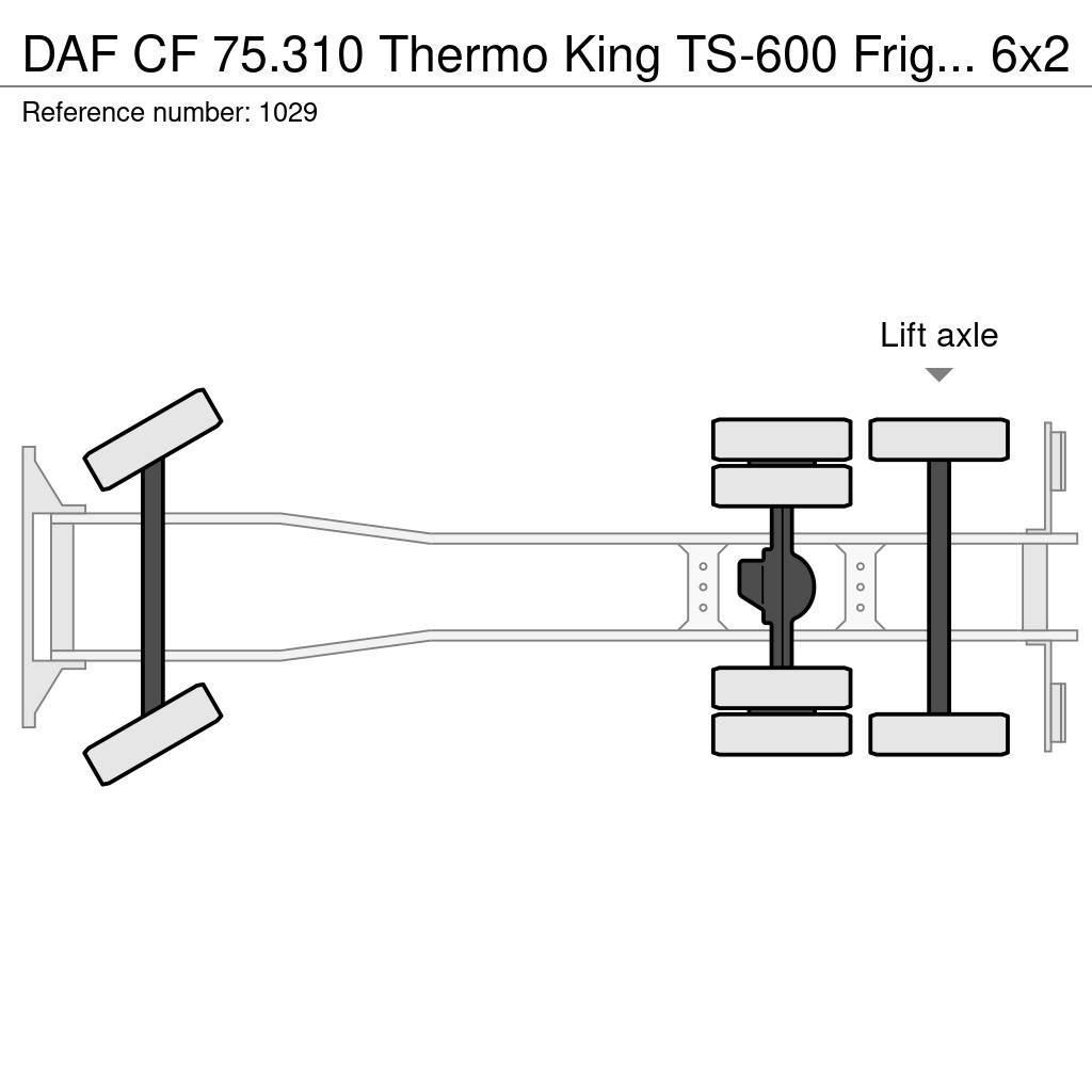 DAF CF 75.310 Thermo King TS-600 Frigo 6x2 Manuel Gear Skapbiler Frys/kjøl/varme