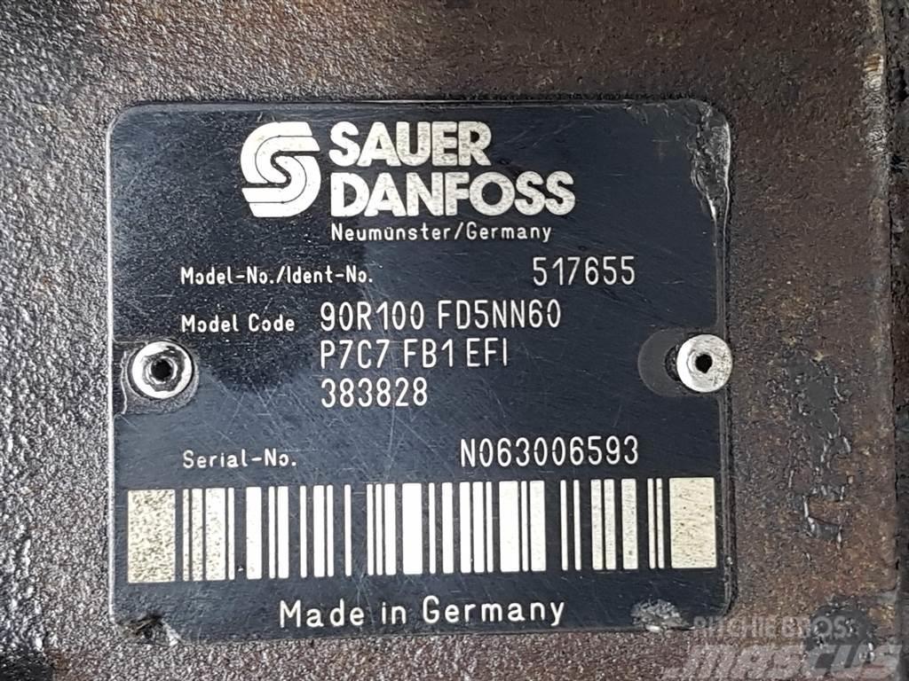 Sauer Danfoss 90R100FD5NN60P7C7-517655-Drive pump/Fahrpumpe Hydraulikk