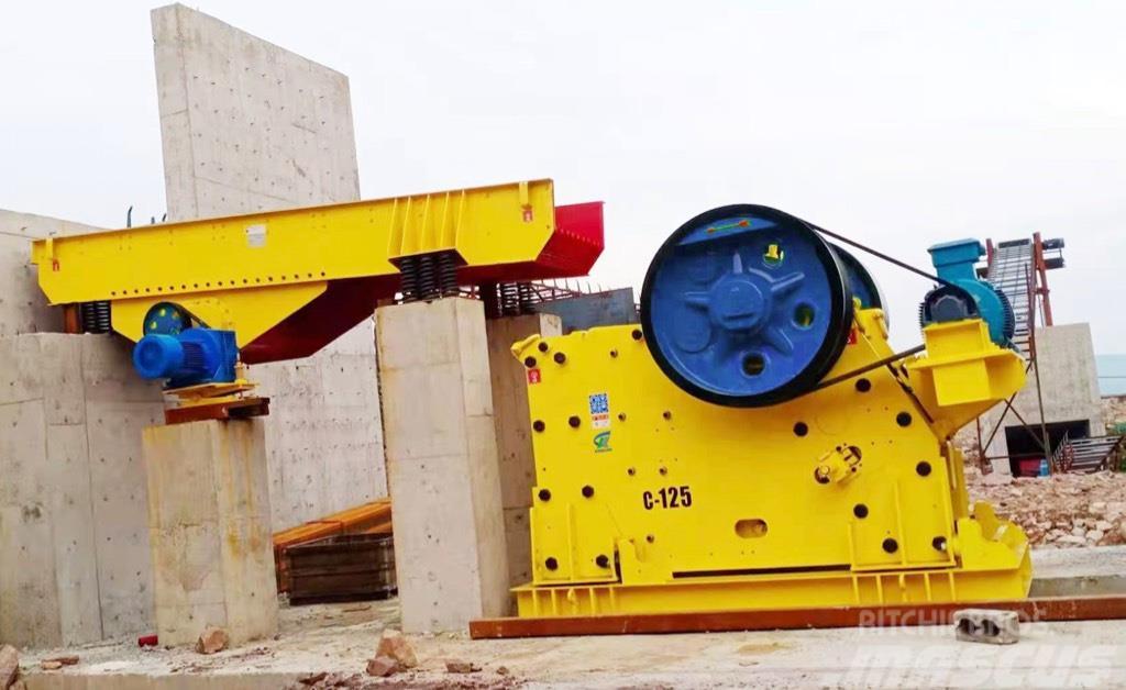 Kinglink C125 Primary Jaw Crusher for Riverstone Knusere