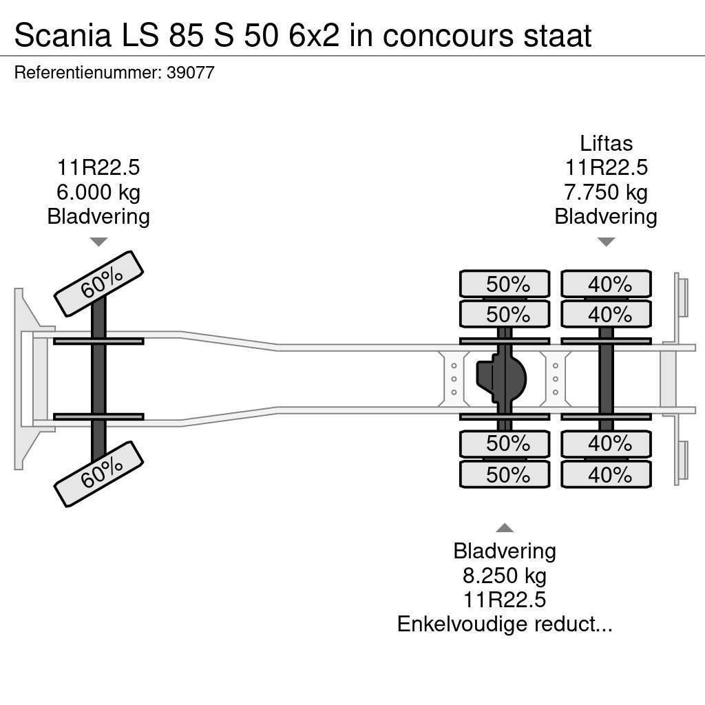 Scania LS 85 S 50 6x2 in concours staat Skapbiler