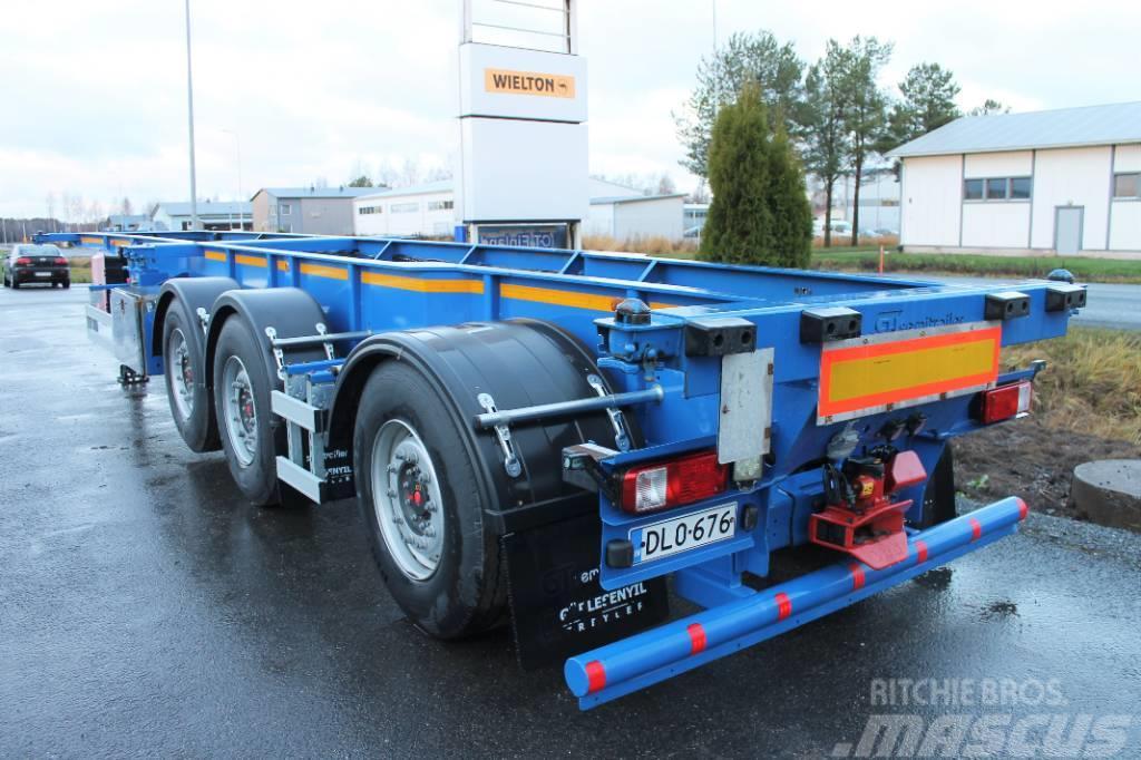 GT HCT Konttippv Containerchassis Semitrailere