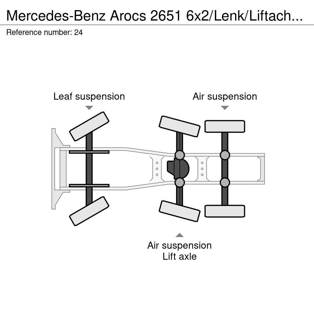 Mercedes-Benz Arocs 2651 6x2/Lenk/Liftachse/ Eu6/282 tkm Trekkvogner