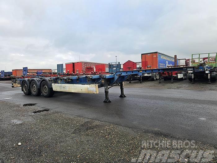 Krone Sd 27 | All connections | Rear slider Containerchassis Semitrailere
