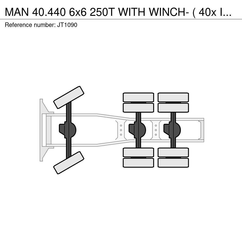 MAN 40.440 6x6 250T WITH WINCH- ( 40x IN STOCK) - TORQ Trekkvogner