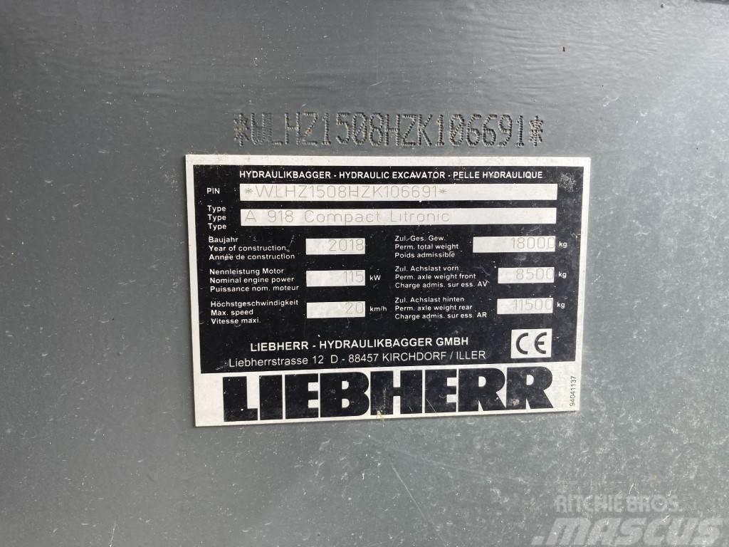 Liebherr A 918 Compact Litronic Hjulgravere