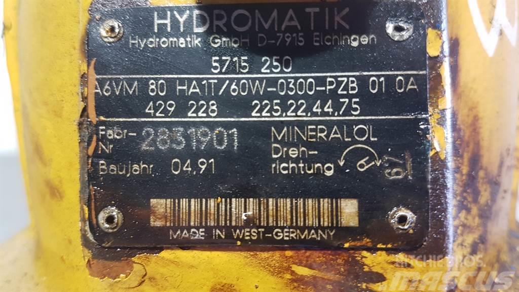Hydromatik A6VM80HA1T/60W - Drive motor/Fahrmotor/Rijmotor Hydraulikk