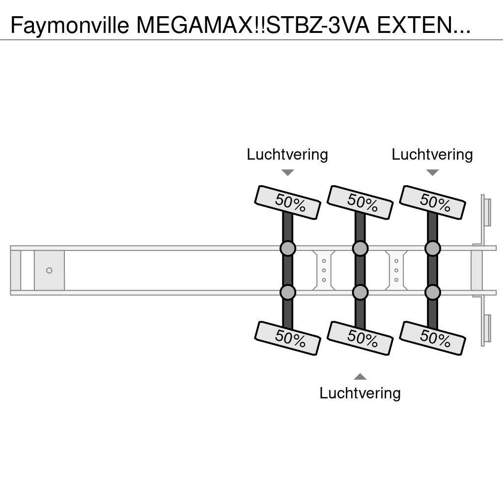 Faymonville MEGAMAX!!STBZ-3VA EXTENDABLE! REMOVABLE NECK!3x St Brønnhenger semi