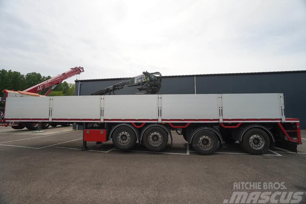 Kennis 4 AXLE STONE TRANSPORT TRAILER WITH KENNIS 11000-R Andre semitrailere