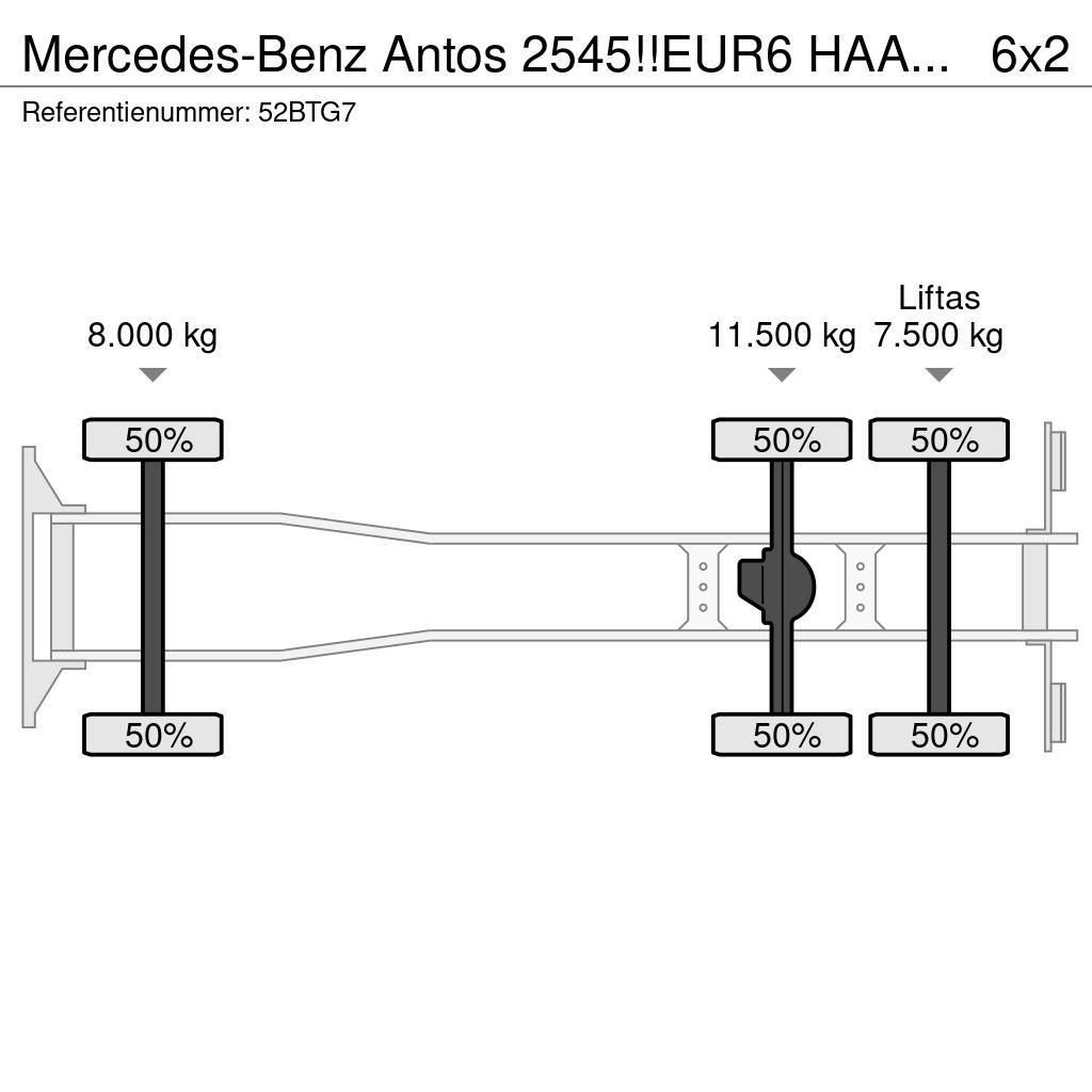 Mercedes-Benz Antos 2545!!EUR6 HAAK/ABROLLKIPPER!!KNICKARM!! Krokbil