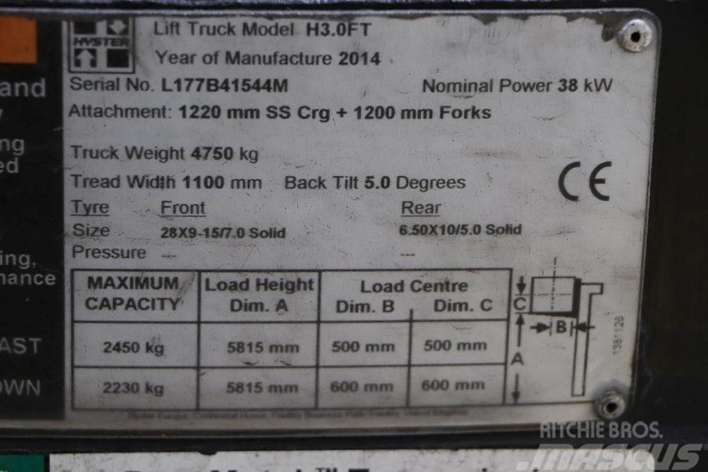 Hyster H3.0FT Propan trucker