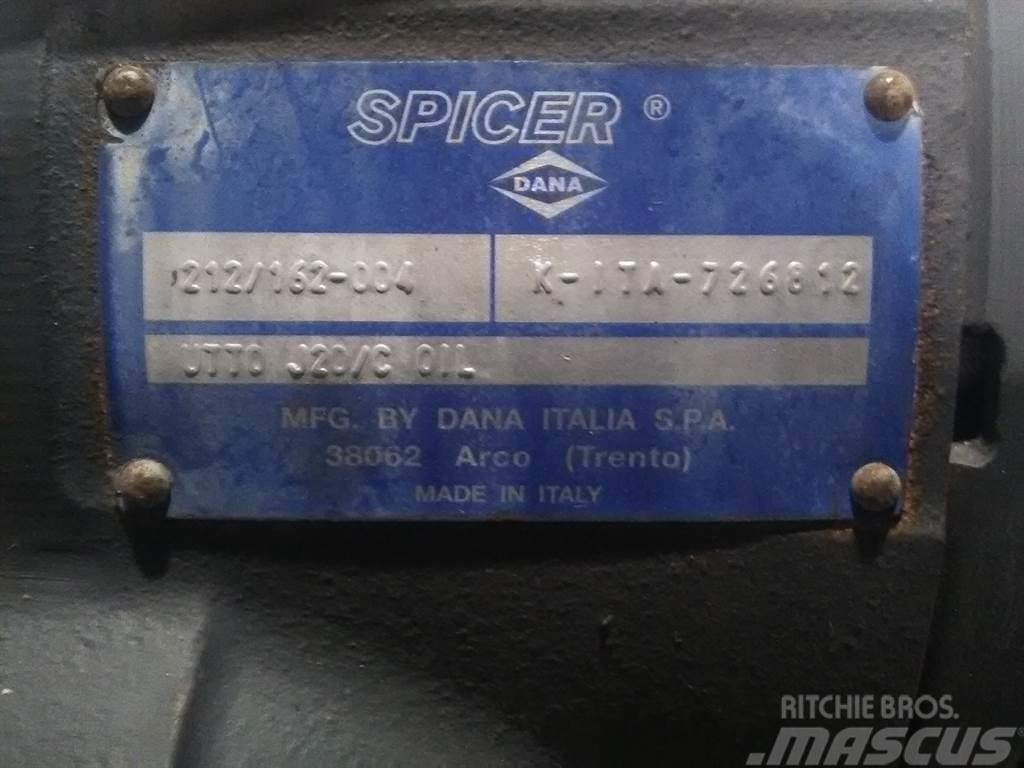 Spicer Dana 212/162-004 - Ahlmann AZ 85 T - Axle Aksler