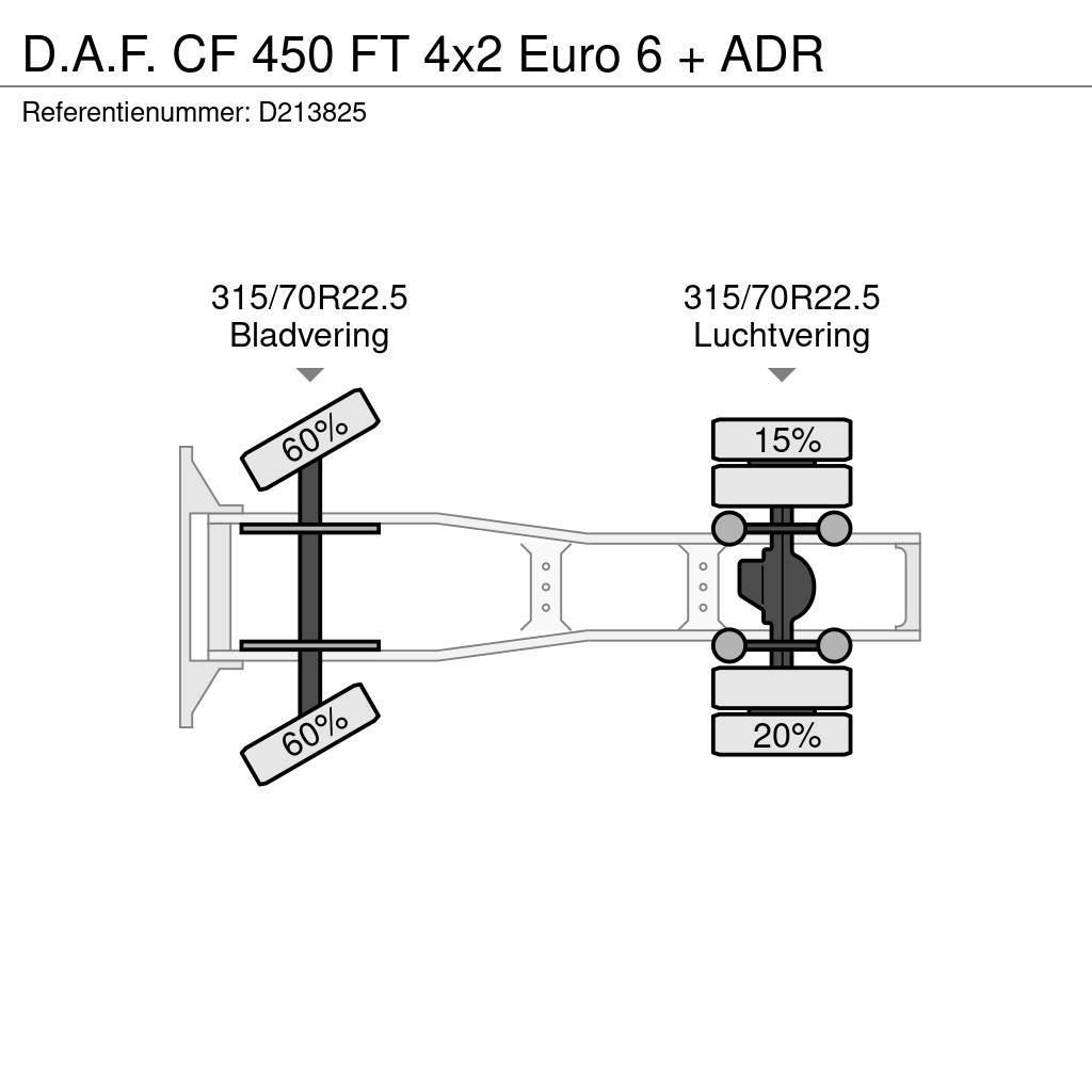 DAF CF 450 FT 4x2 Euro 6 + ADR Trekkvogner