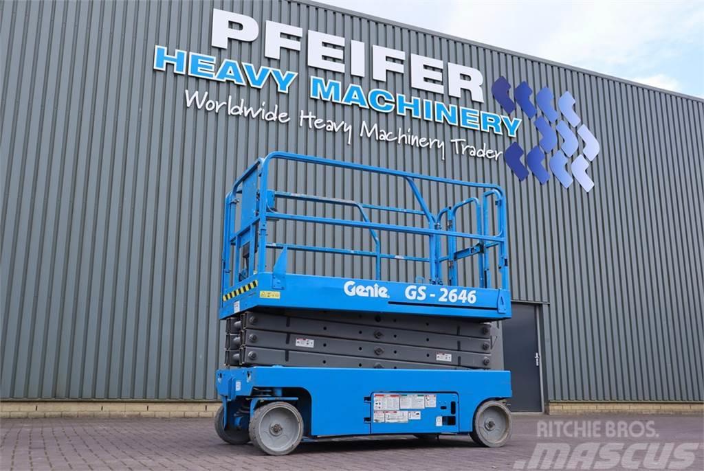 Genie GS2646 Electric, Working Height 9.80m, Capacity 45 Sakselifter