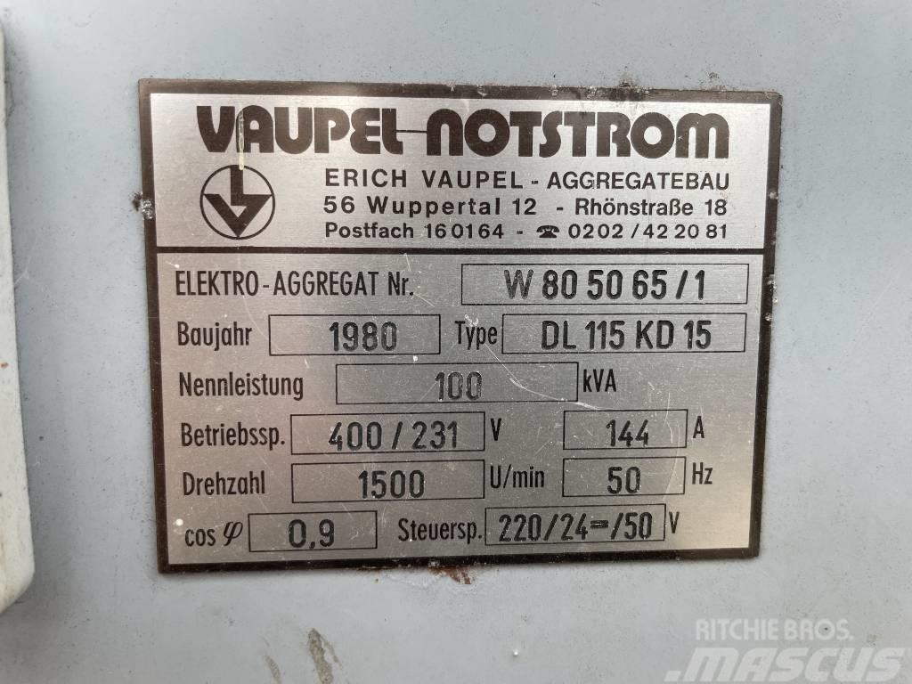  Notstromaggregat Vaupel 100 kVA Diesel Generatorer