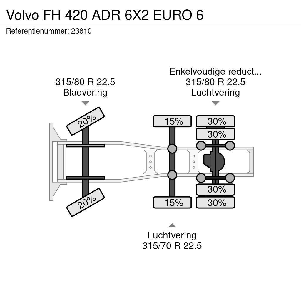 Volvo FH 420 ADR 6X2 EURO 6 Trekkvogner