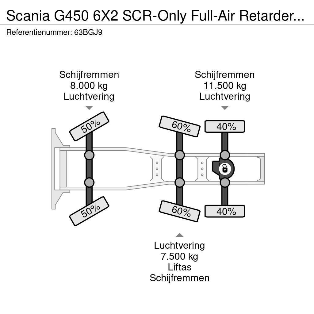Scania G450 6X2 SCR-Only Full-Air Retarder EURO 6 NL Truc Trekkvogner