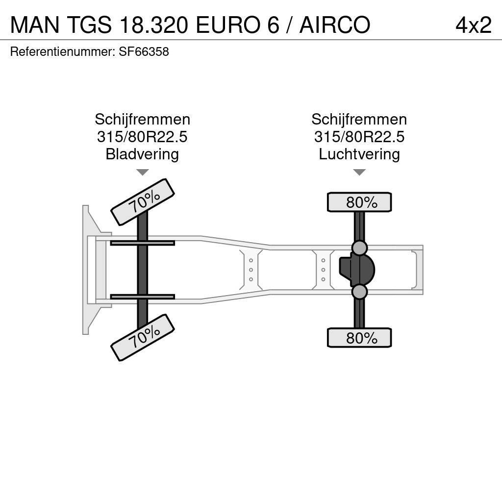 MAN TGS 18.320 EURO 6 / AIRCO Trekkvogner