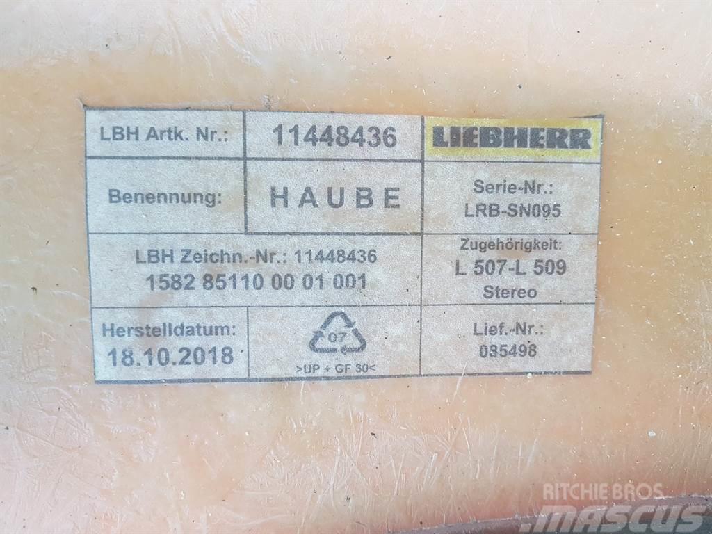 Liebherr L507-L509 Stereo-11448436-Engine hood/Motorhaube Chassis og understell