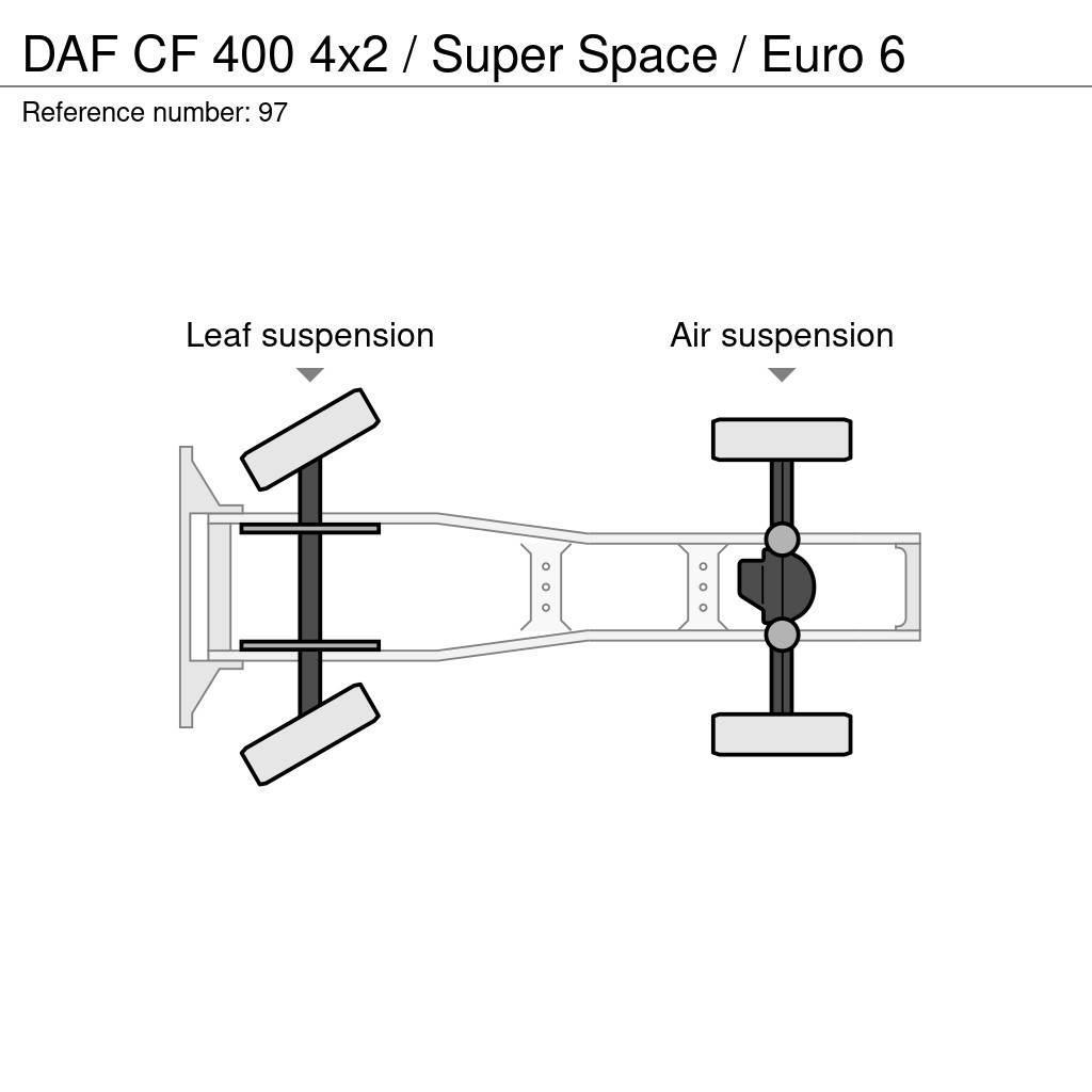 DAF CF 400 4x2 / Super Space / Euro 6 Trekkvogner