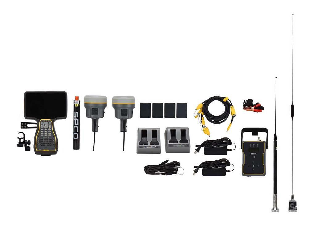 Trimble Dual R10 M2 Base/Rover GPS Kit, TSC7 Access, TDL45 Andre komponenter