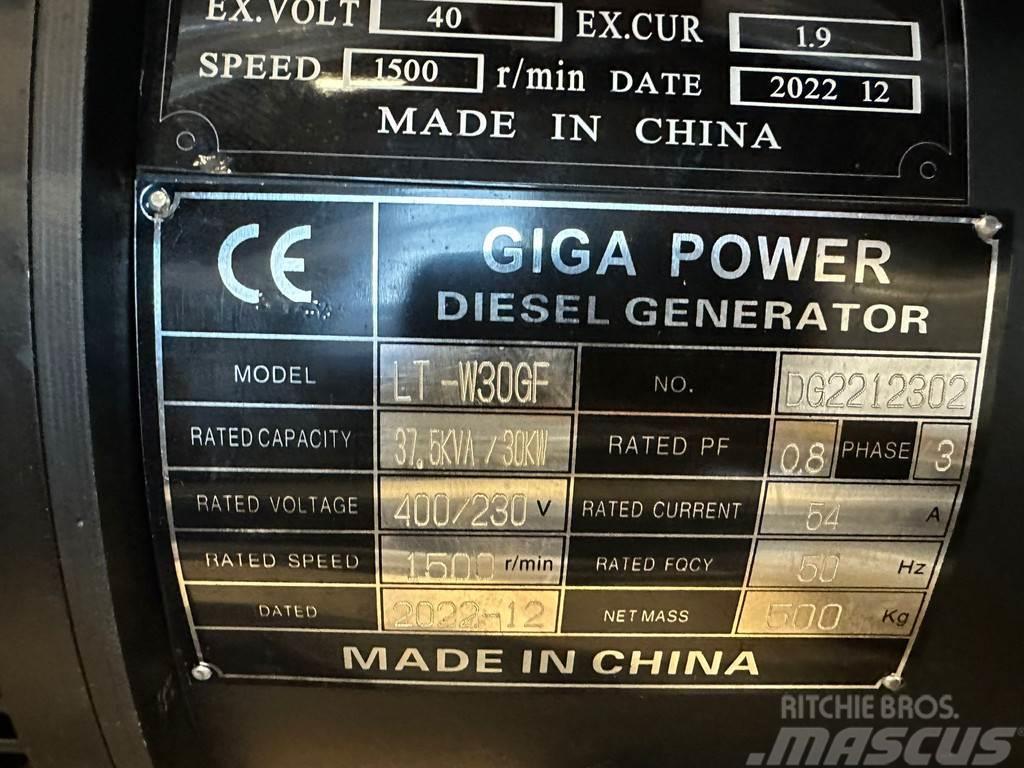  Giga power 37.5 kVA LT-W30GF open set Andre Generatorer