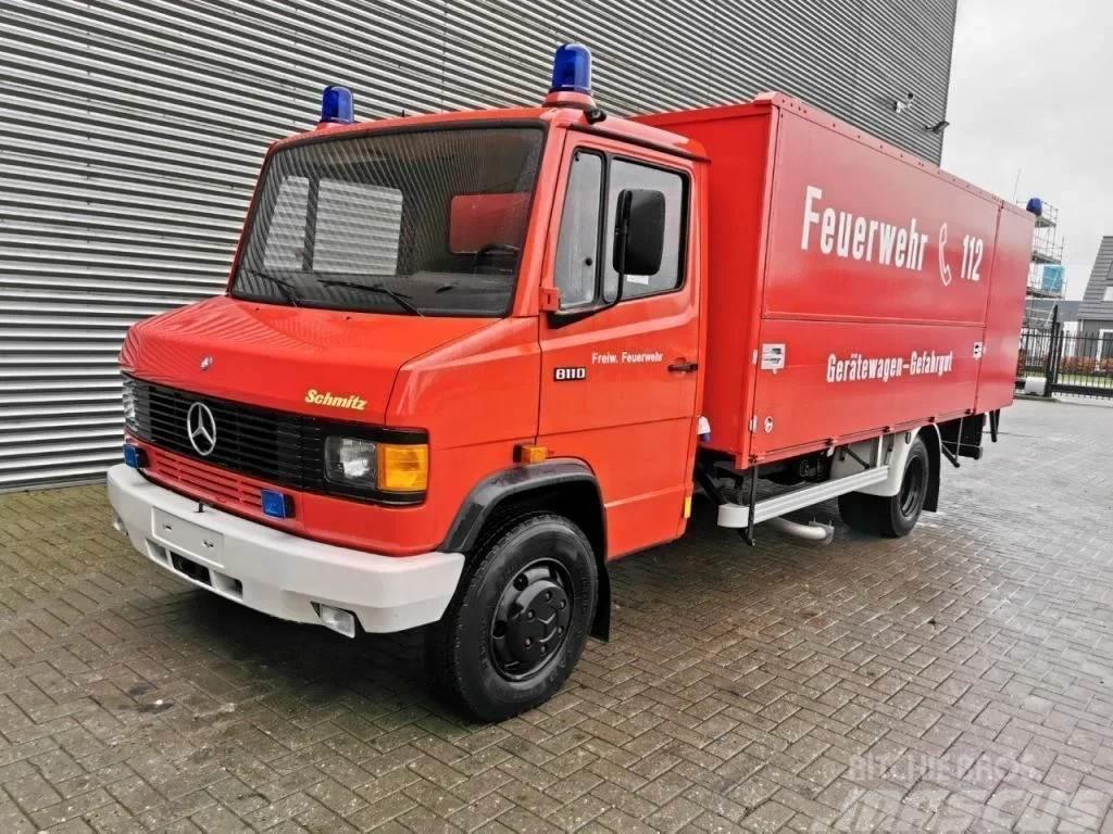 Mercedes-Benz 811 D 4x2 - Feuerwehr - 10.000 KM! Andre varebiler