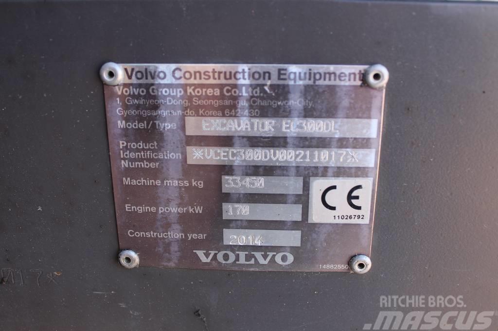 Volvo EC 300 D L / Pyörittäjä, Leica 3D, Kuokkakauha, YM Beltegraver