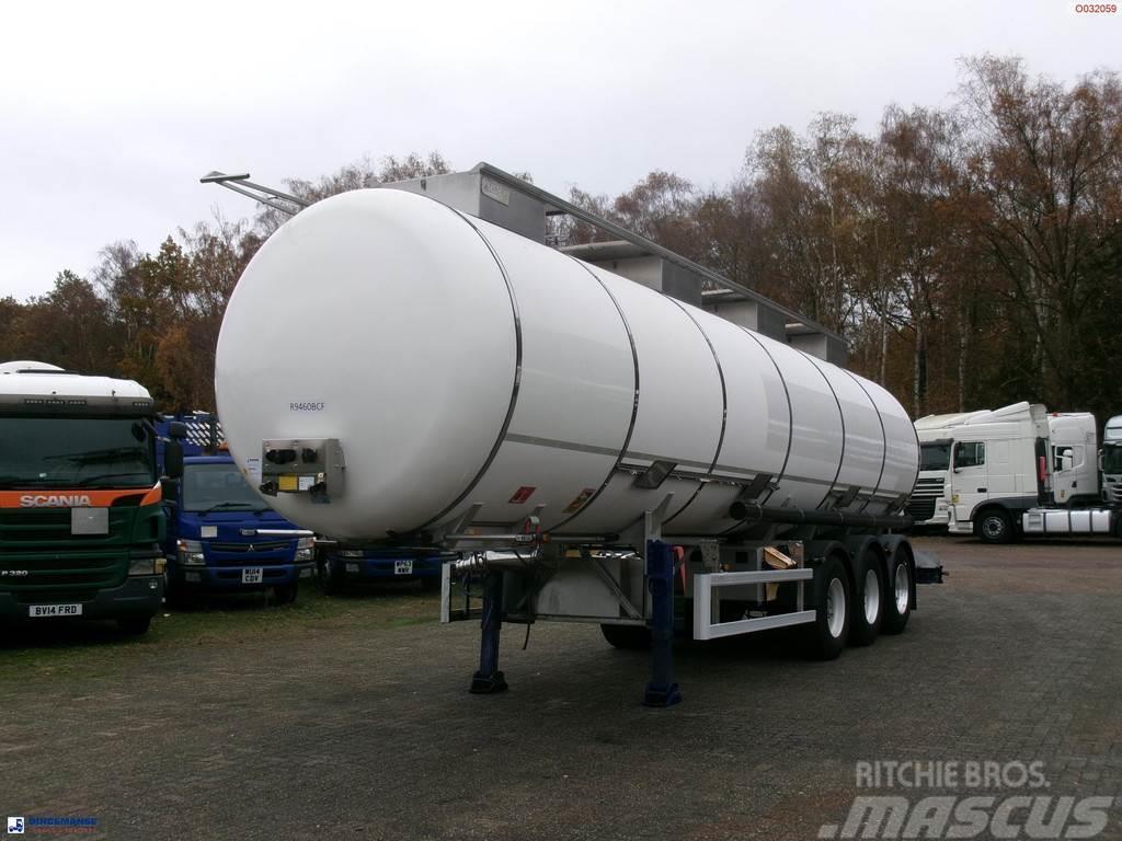  Parcisa Chemical tank inox L4BH 34.3 m3 / 4 comp / Tanksemi