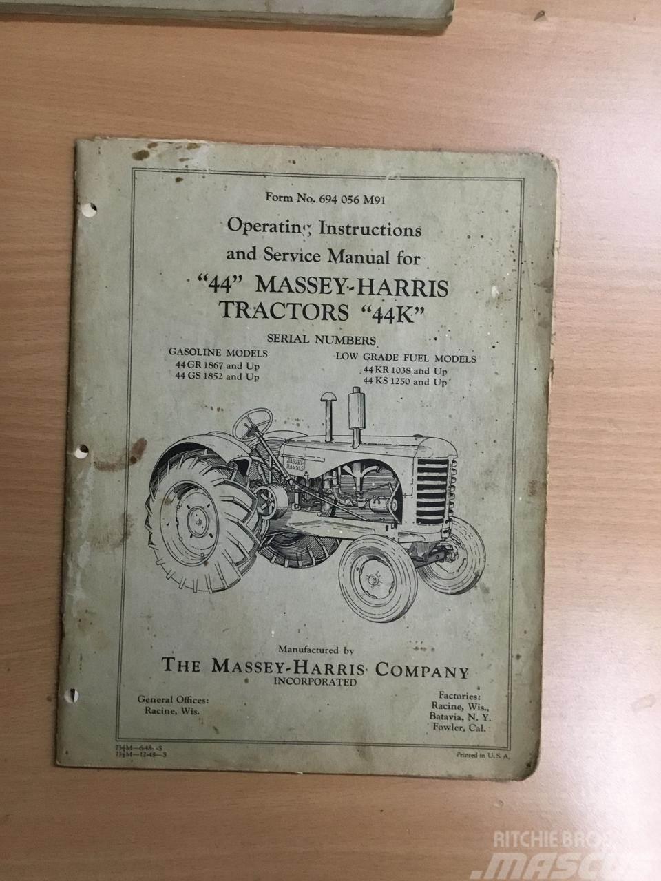 Massey Ferguson Parts list - manual Øvrige landbruksmaskiner