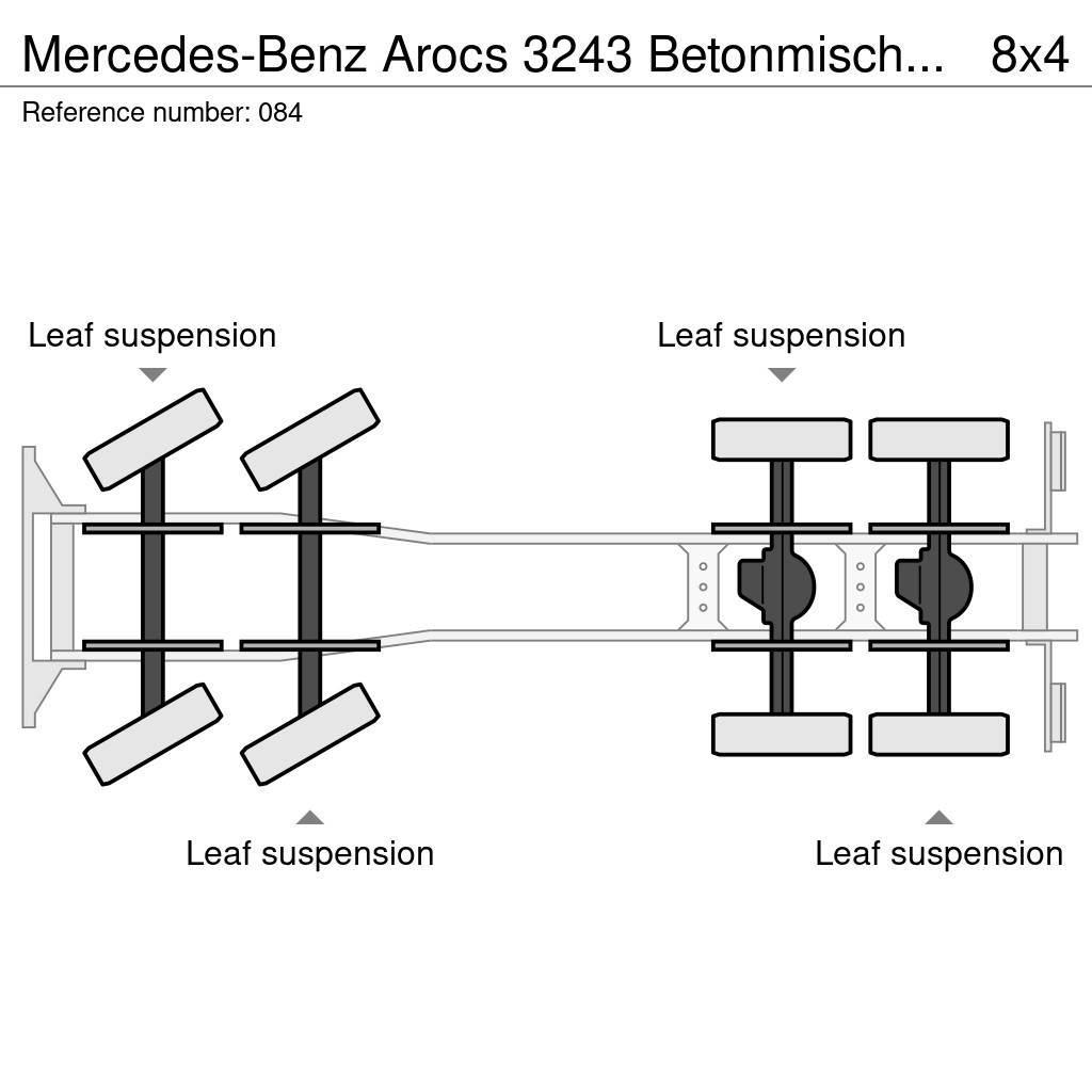 Mercedes-Benz Arocs 3243 Betonmischer 9 m³+Förderband Mit Funk Betongbiler