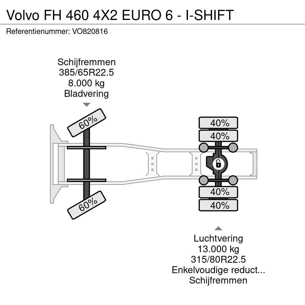 Volvo FH 460 4X2 EURO 6 - I-SHIFT Trekkvogner