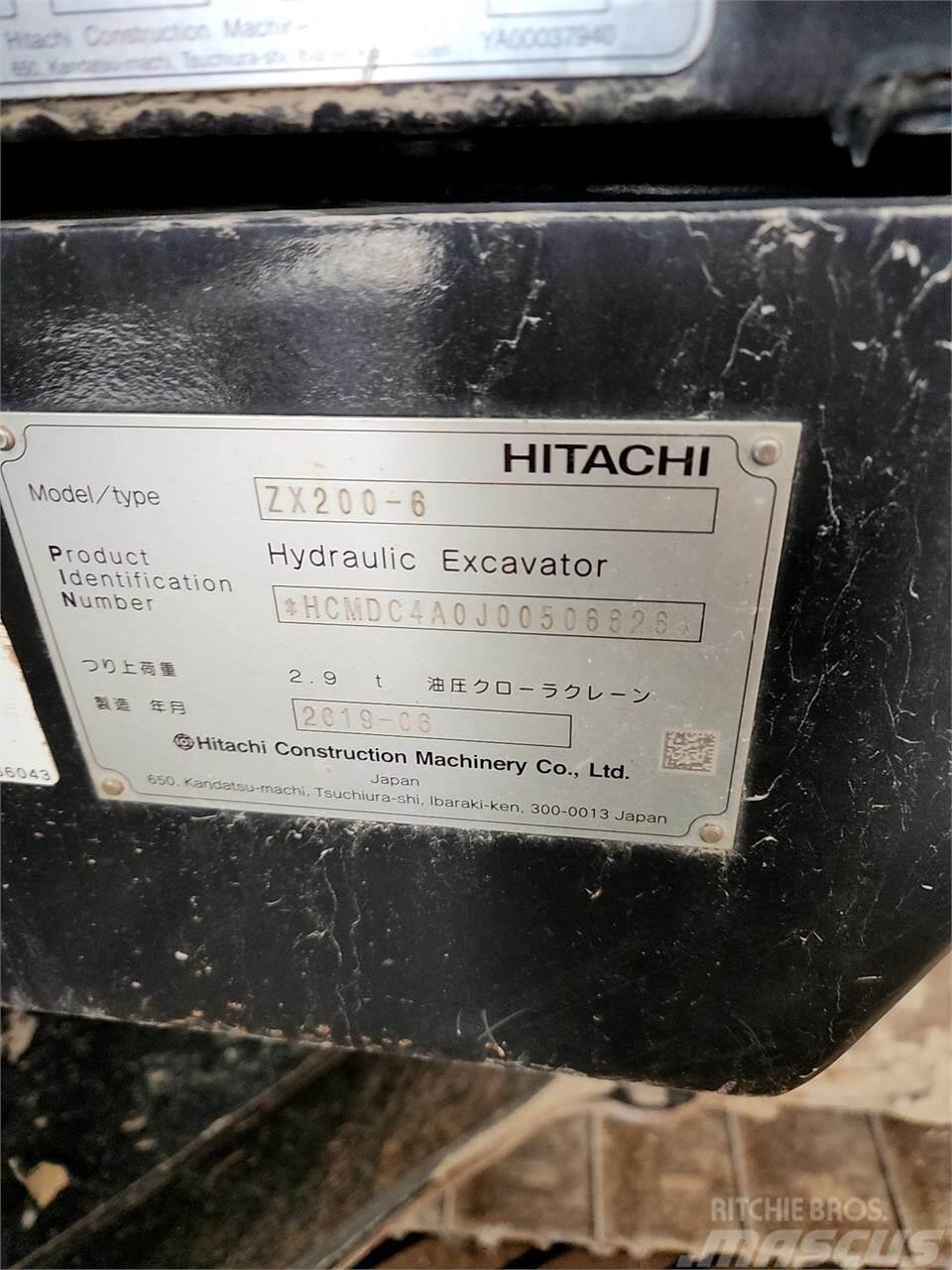 Hitachi ZX200-6 Beltegraver