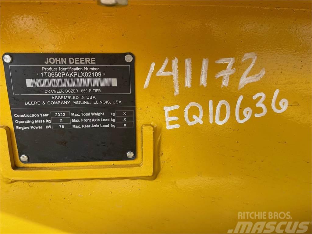 John Deere 650P LGP Dozere Beltegående