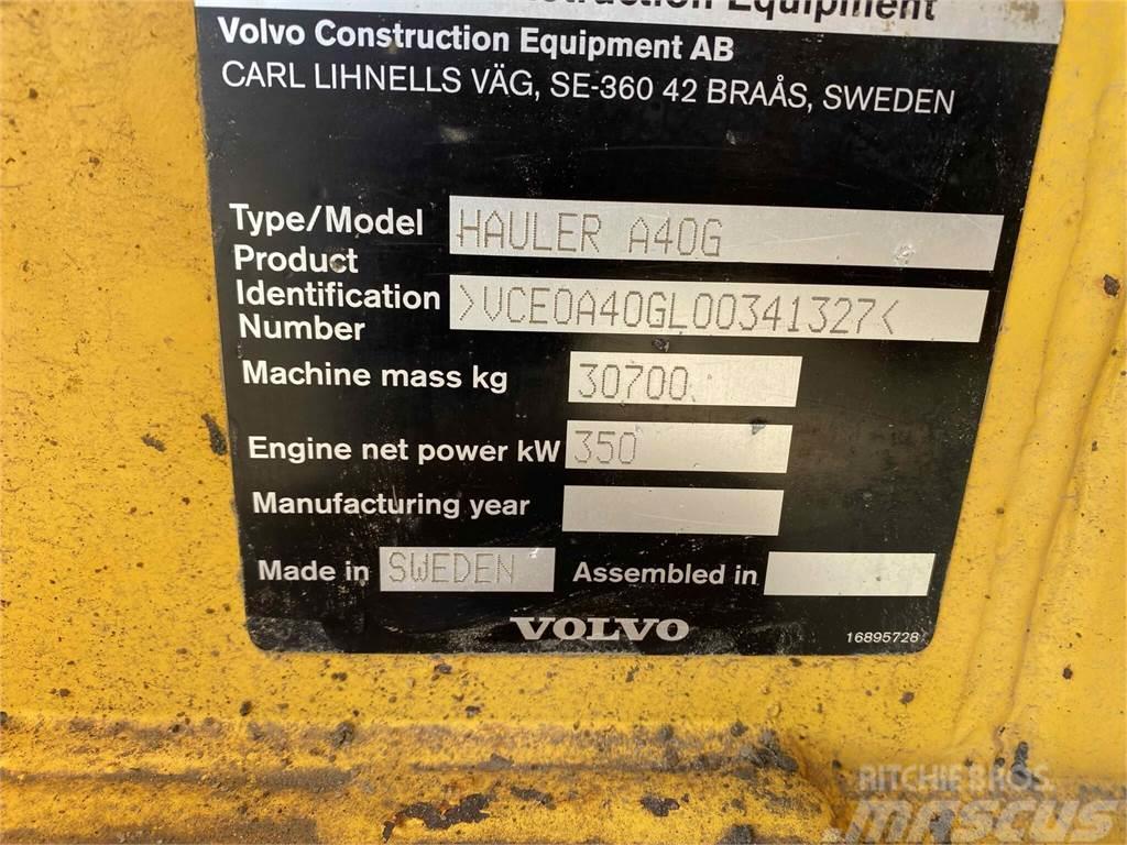 Volvo A40G Rammestyrte Dumpere