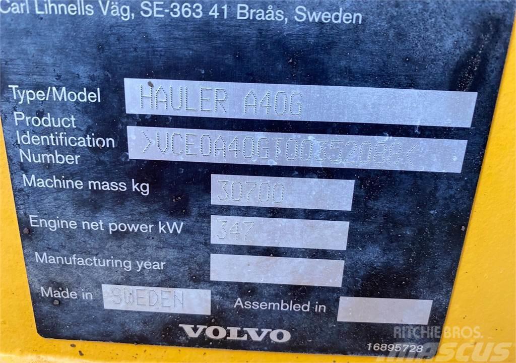 Volvo A40G Rammestyrte Dumpere